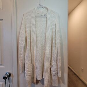 Hippie Rose Cream Knit Cape Jacket